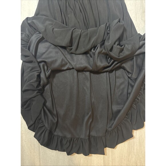 Caché Womens Black Y2K Cocktail Dress Size 2 Goth Glam Prom Eveningwear Fairy - Picture 9 of 9